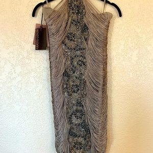 Exquisite Roberto Cavalli Halter Dress (Size S/Italy 40) $500